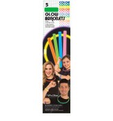 Wholesale - 8"GLOW BRACELET-GREEN-5/PKG, UPC: 721773721953